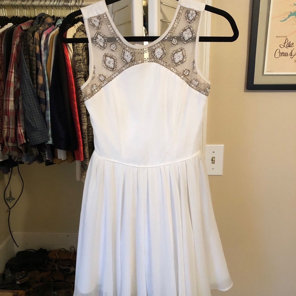 V back dress